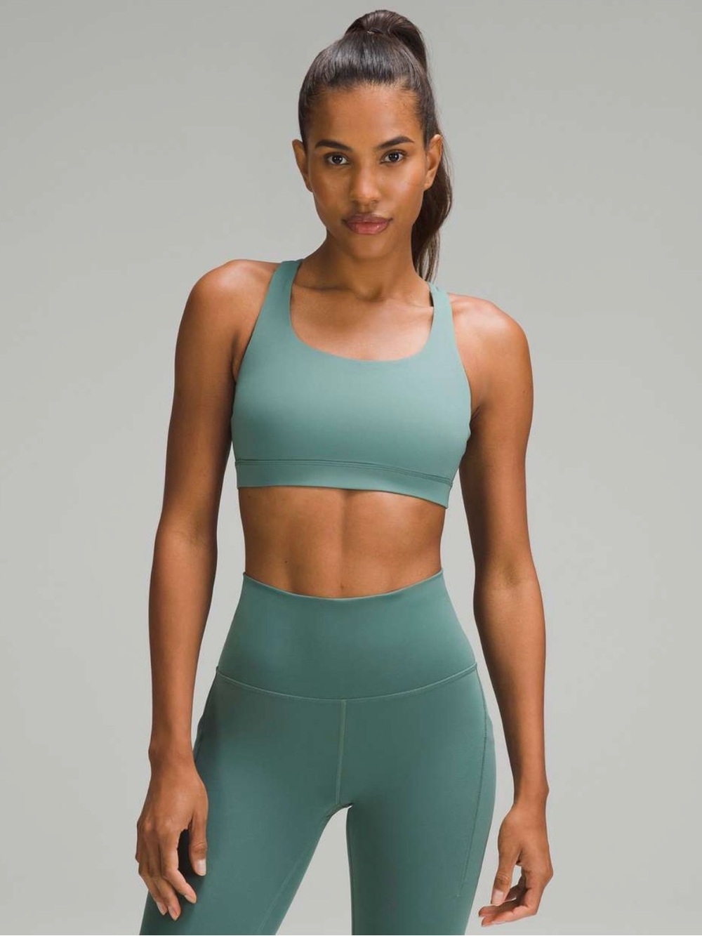 Lululemon Energy Bra – Medium Forest – Size 12